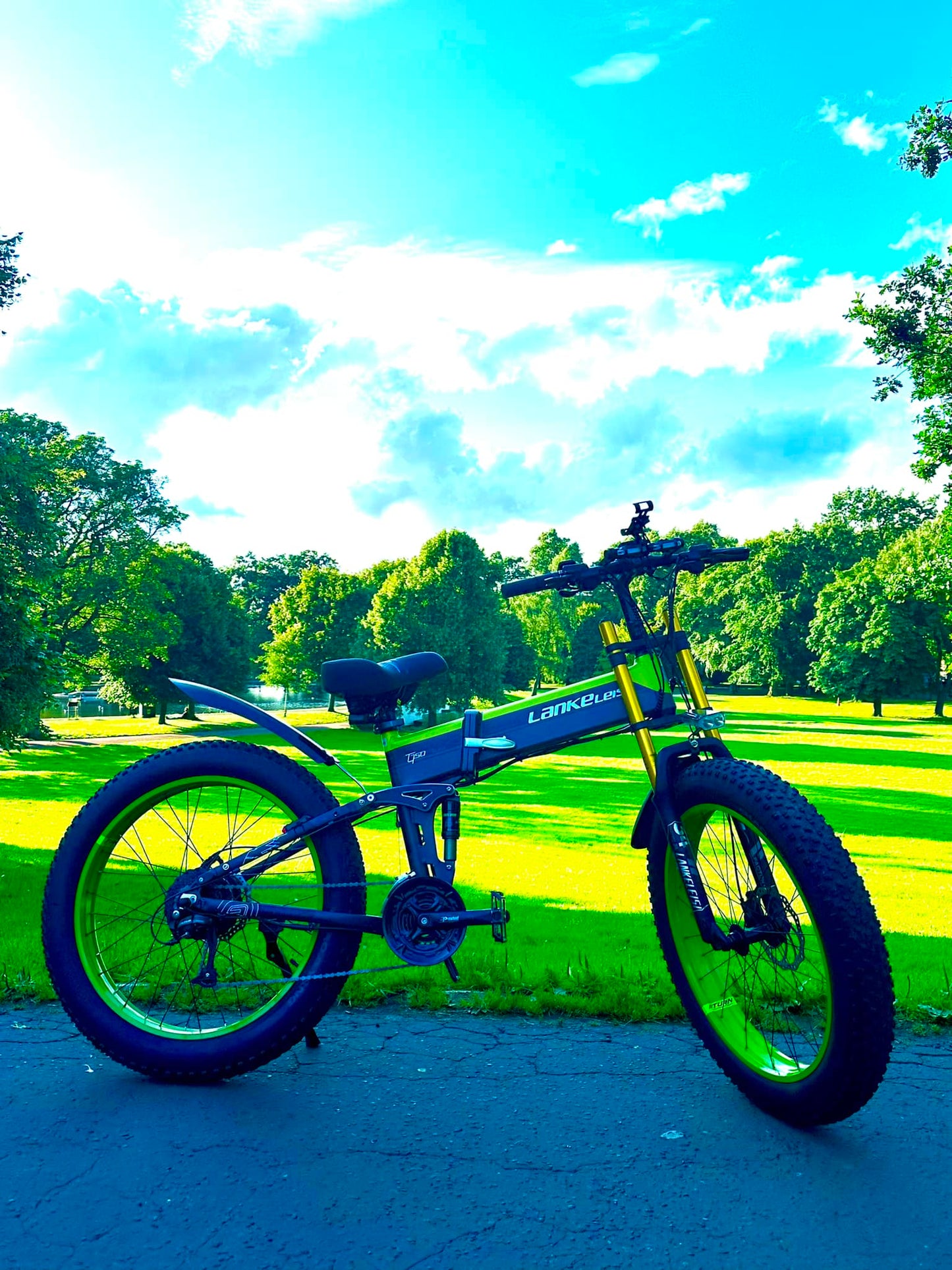 ( EU Stock) Lankeleisi XT750 PLUS BIG FORK Fat Tire Electric Mountain Bike