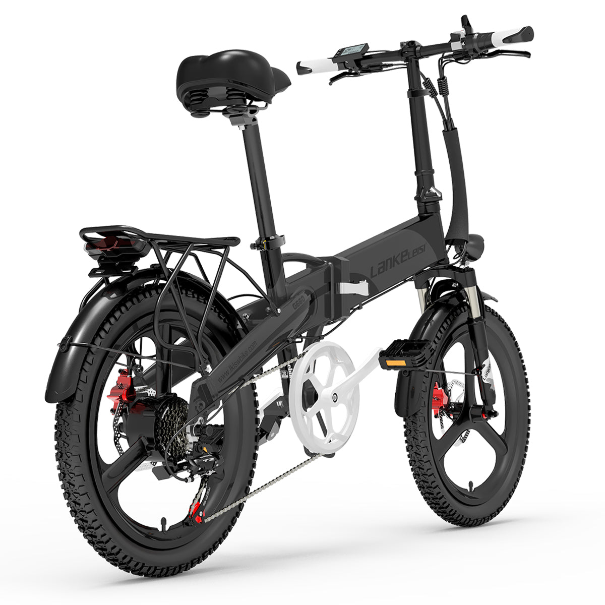 (Pre-sale) Lankeleisi G660 Folding Mountain Ebike / Electric Bicycle, 48V 500W 12.8Ah Commuting Ebikes for Men and Women