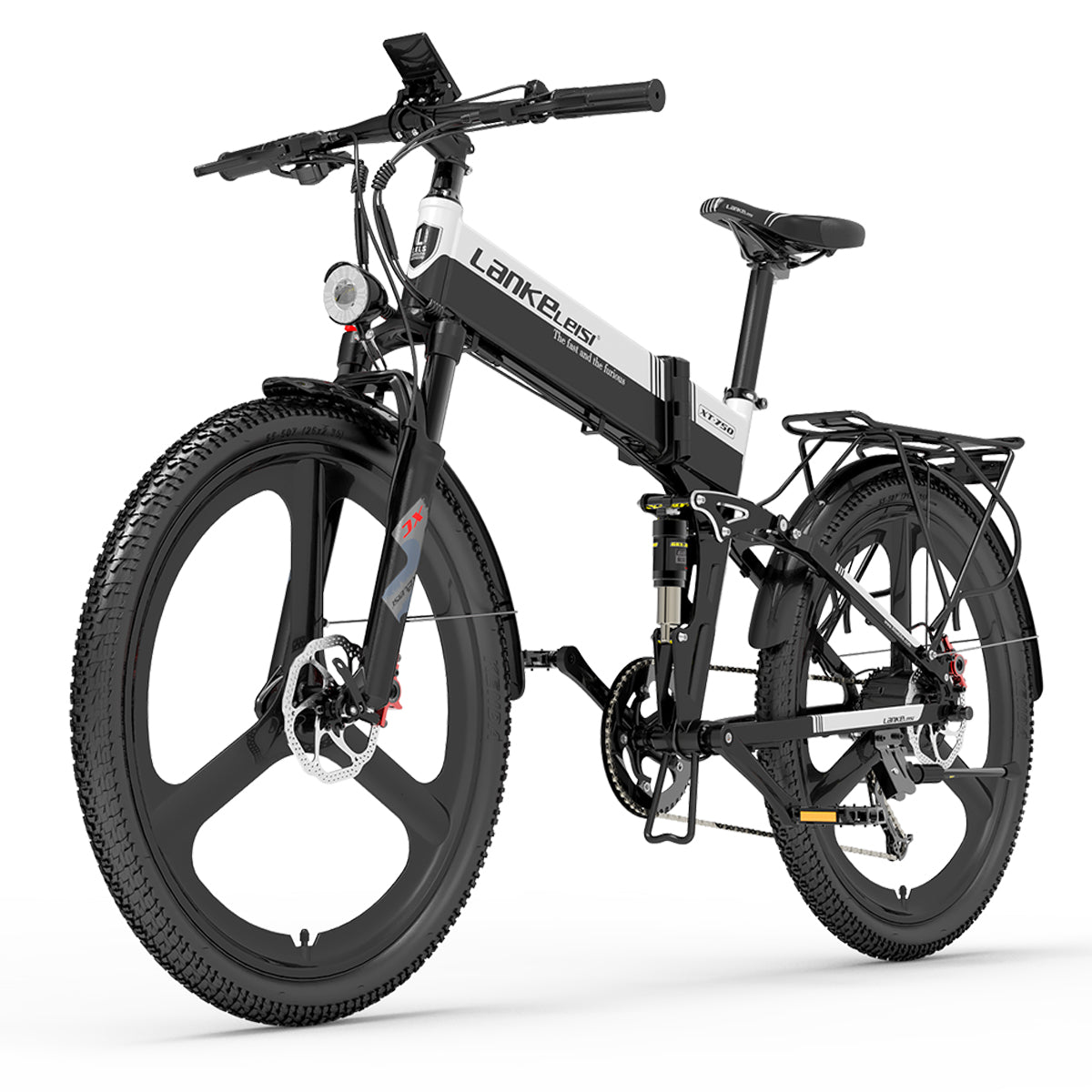 (Pre-sale)Lankeleisi XT750 Sports Version-white/yellow——48V 12.8Ah 500W Single Motor Ebike