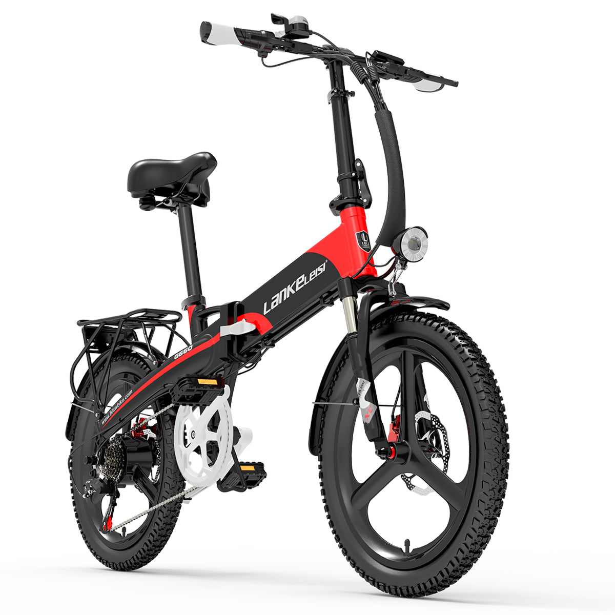 (Pre-sale) Lankeleisi G660 Folding Mountain Ebike / Electric Bicycle, 48V 500W 12.8Ah Commuting Ebikes for Men and Women
