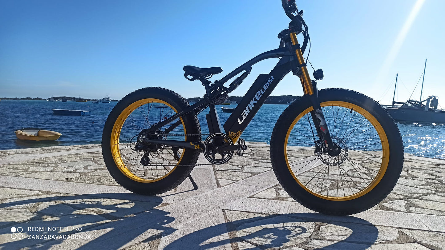 ( EU Stock) Lankeleisi RV700 48V 16Ah 1000W Samsung Battery Electric Hunting Bike
