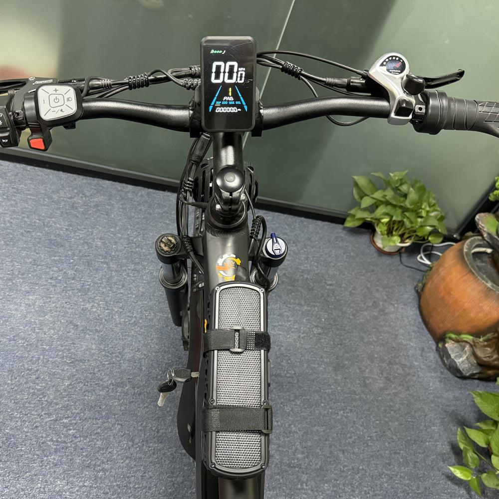 Bluetooth 5.1 Electric Bicycles portable small super loud speakers, solar charging lights, outdoor camping lights, outdoor emergency lights