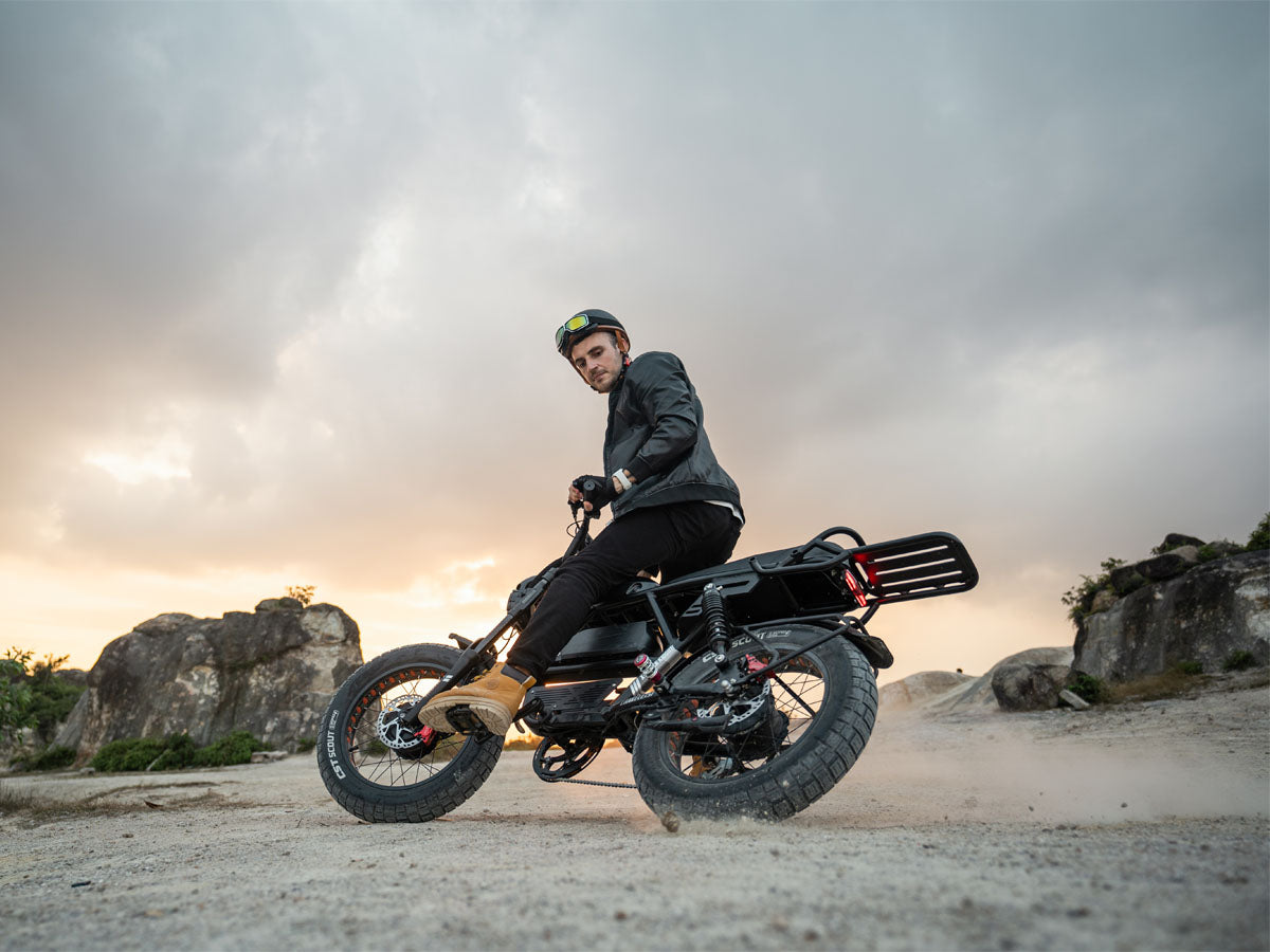 (EU Stock) LANKELEISI X-Black Knight 48V 20Ah 2000W Dual Motor Maximum Range 280KM