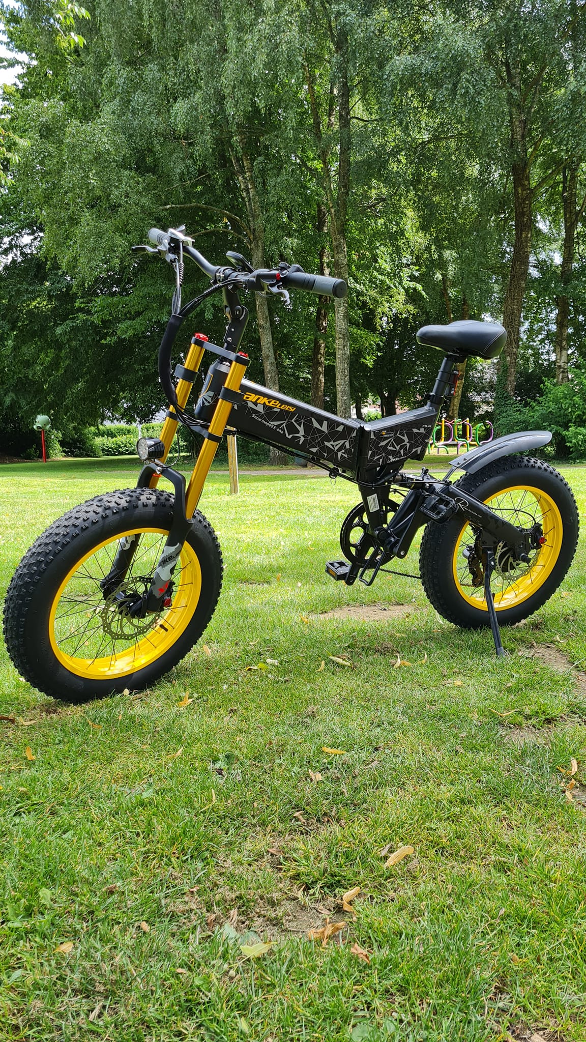 (EU Stock)Lankeleisi X3000 Plus Folding Electric Mountain Bike