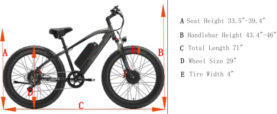 ( EU Stock) Lankeleisi MG740 PLUS 48V 20Ah Dual Motor Off-Road Electric Bicycle