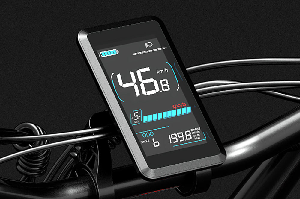 (EU Stock) LANKELEISI X-Black Knight 48V 20Ah 2000W Dual Motor Maximum Range 280KM