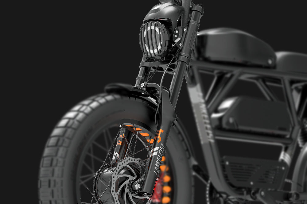 (EU Stock) LANKELEISI X-Black Knight 48V 20Ah 2000W Dual Motor Maximum Range 280KM