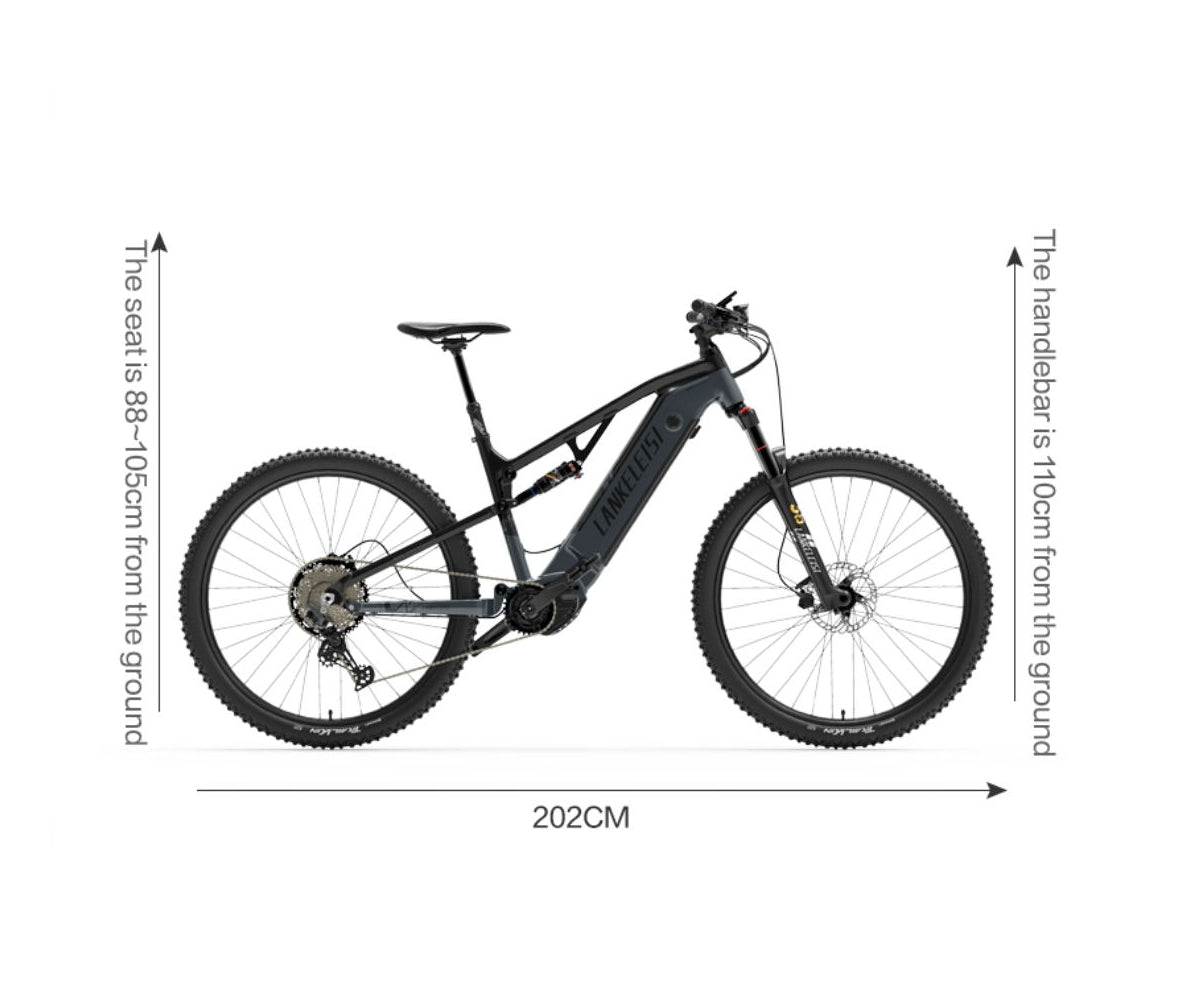 (EU Stock) LANKELEISI GT800 48V 20Ah Samsung Battery 500W Mountain Electric Bike(New Arrivals)
