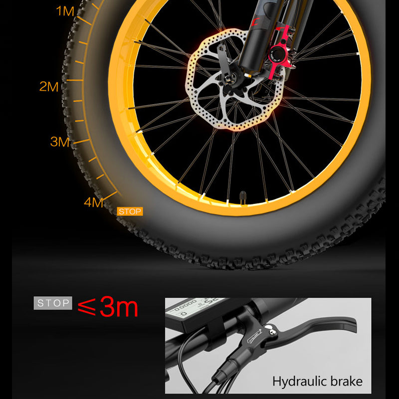 (EU Stock)Lankeleisi X3000 Plus Folding Electric Mountain Bike