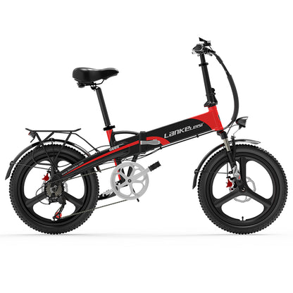 (EU Stock) Lankeleisi G660 Folding Mountain Ebike / Electric Bicycle, 48V 500W 12.8Ah Commuting Ebikes for Men and Women