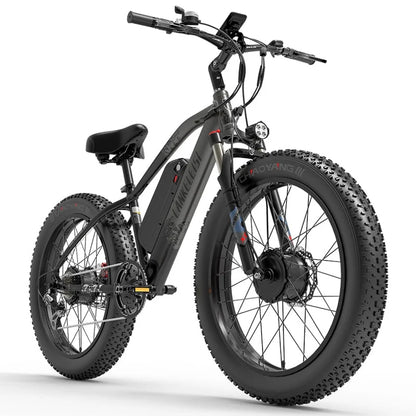 (EU Stock) LANKELEISI MG740PLUS Off-Road Ebike 2000W Brushless Motor 48V 20Ah Samsung Battery 26*4.0 Fat Tire Hydraulic Brake Electric Bike