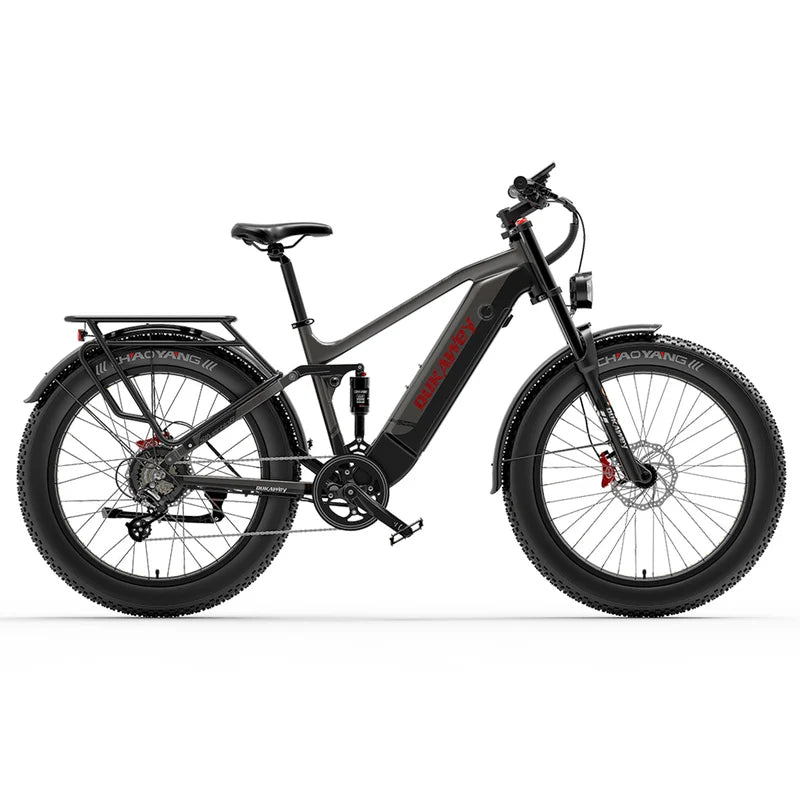 (EU Stock) DUKAWEY Silvertip8 Fat Tire Electric Bike 1000W 52V20Ah Samsung Cells Hydraulic Brake Off Road Ebike