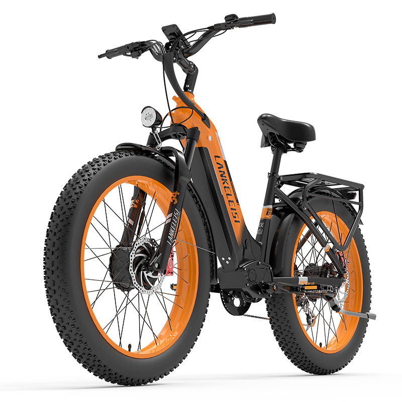 （USA Stock)Lankeleisi MG600 PLUS 48V 20AH 2000W Dual Motor Fat Tire Off-road Ebike