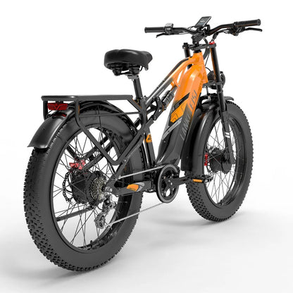 (EU Stock) LANKELEISI MG800MAX Folding Fat Tire Electric Bike 2000W Brushless Motor 48V20Ah Samsung Battery Hydraulic Brake E-Bike