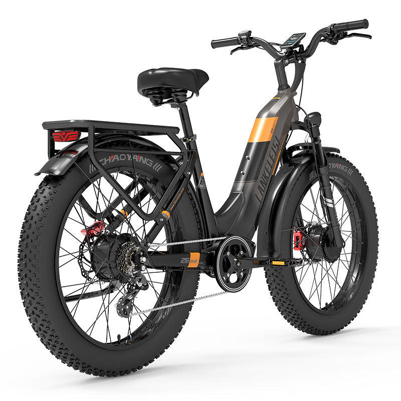 （USA Stock)Lankeleisi MG600 PLUS 48V 20AH 2000W Dual Motor Fat Tire Off-road Ebike
