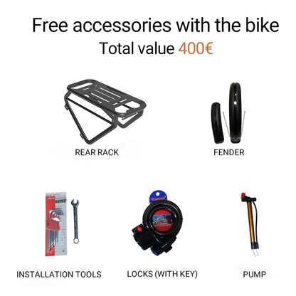 LANKELEISI X2000MAX Folding Fat Tire Electric Bike 2000W Brushless Motor 48V20Ah Samsung Battery Hydraulic Brake Ebike