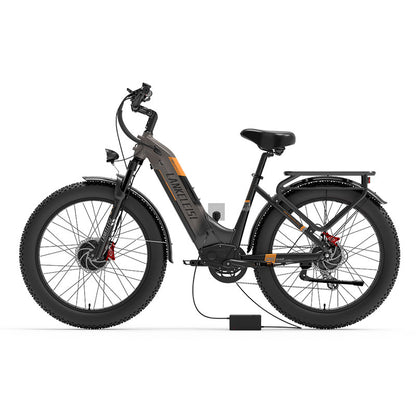 （USA Stock)Lankeleisi MG600 PLUS 48V 20AH 2000W Dual Motor Fat Tire Off-road Ebike