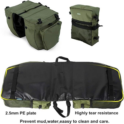 Lankeleisi Ebike Applicable Bag, Waterproof 37L Large Capacity, Can Be Placed On The Rear Rack Of The Ebike