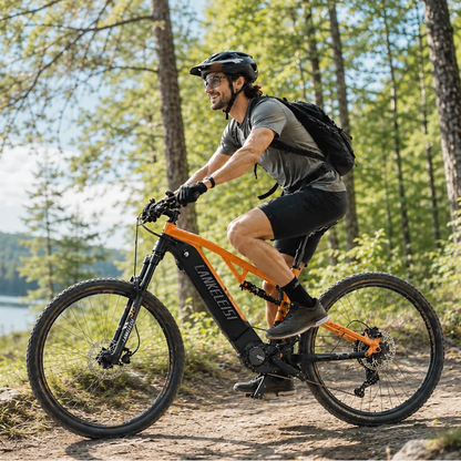 LANKELEISI GT800 Mid Drive Electric Mountain Bike 500W Bafang Motor 48V20Ah Samsung Battery 29 Inch Hydraulic Brake E-Bike
