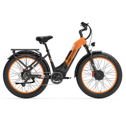 （USA Stock)Lankeleisi MG600 PLUS 48V 20AH 2000W Dual Motor Fat Tire Off-road Ebike