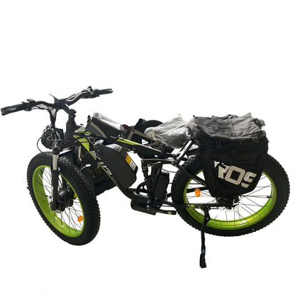 Lankeleisi Ebike Applicable Bag, Waterproof 37L Large Capacity, Can Be Placed On The Rear Rack Of The Ebike