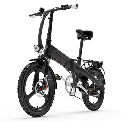 (EU Stock) Lankeleisi G660 Folding Mountain Ebike / Electric Bicycle, 48V 500W 12.8Ah Commuting Ebikes for Men and Women