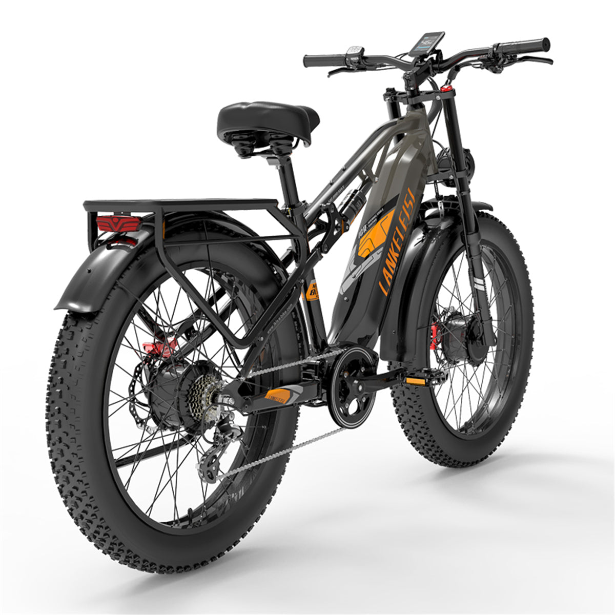 （EU Stock）LANKELEISI MG800Max 2000W Dual Motor 26″ Fat Tires All Terrain Electric Bike