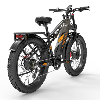 （EU Stock）LANKELEISI MG800Max 2000W Dual Motor 26″ Fat Tires All Terrain Electric Bike