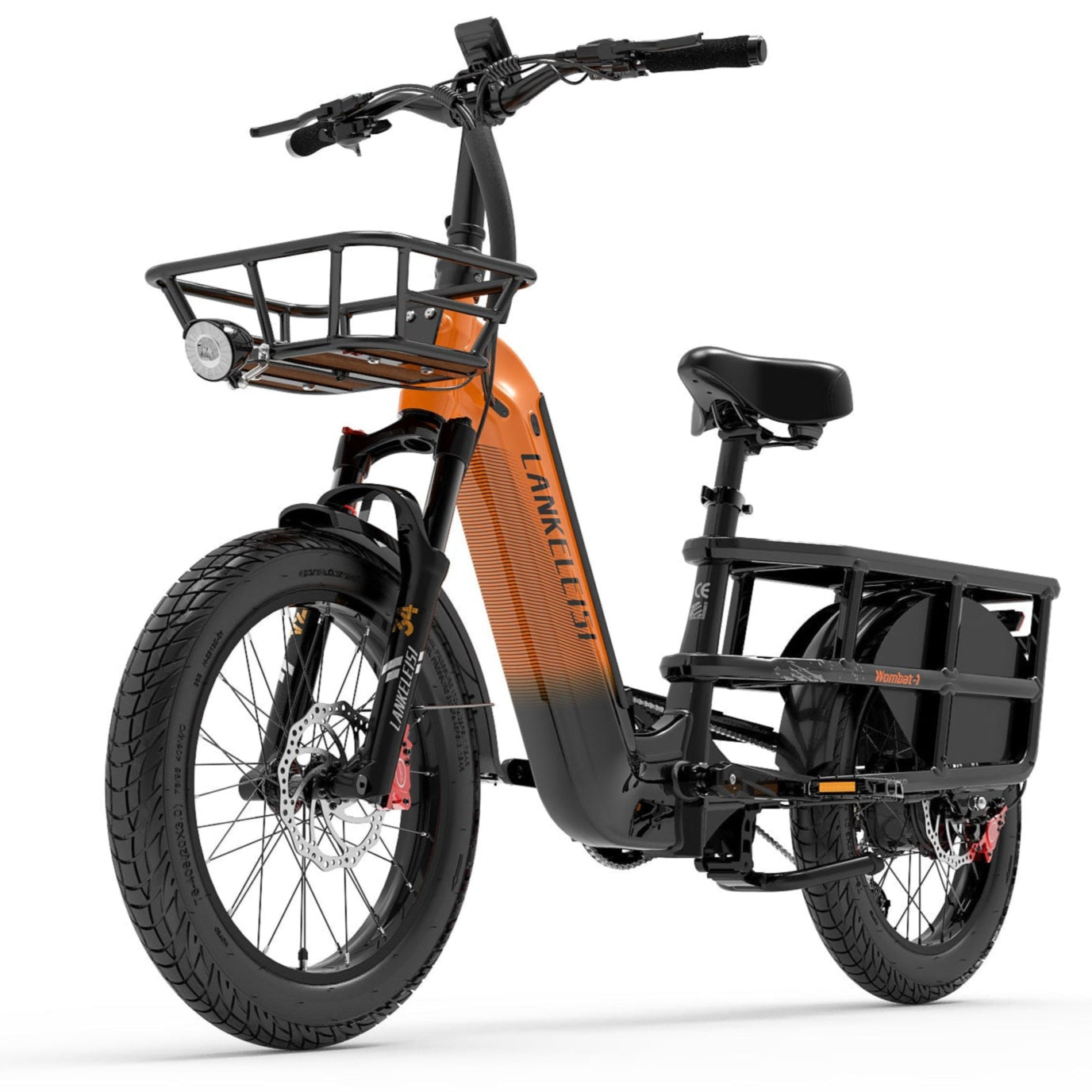 (EU Stock)Lankeleisi Wombat-1 Can Carry Children 48V 20AH SAMSUNG Battery 1000W City Ebike