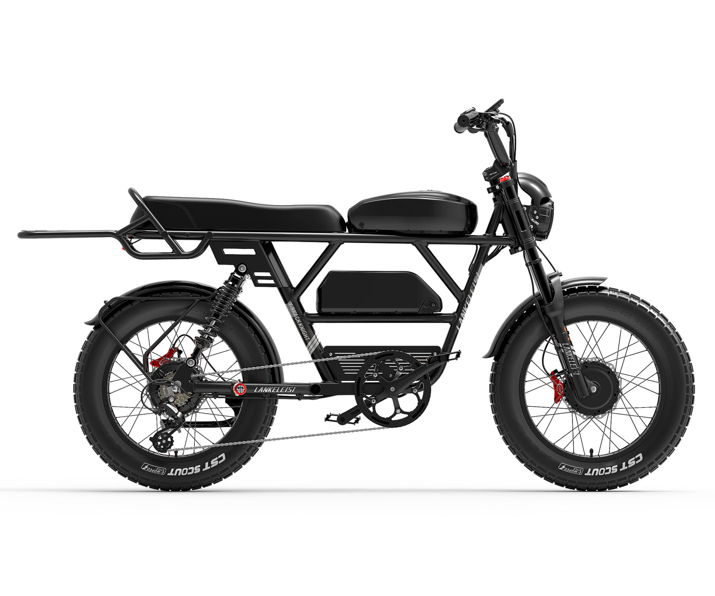 (USA EU Stock) LANKELEISI X-Black Knight 2000W Dual Motor Maximum Range 280KM