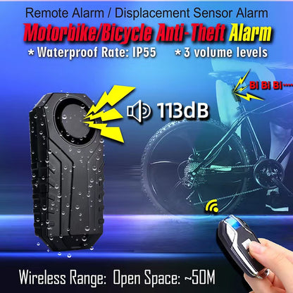 Ebike/Electric Bicycle Anti-theft Alarm