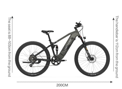(Pre-Sale) Lankeleisi RX600PRO 29*2.3' Fat Tire 250W Single Motor 48V 20Ah SamSung Battery Ebike
