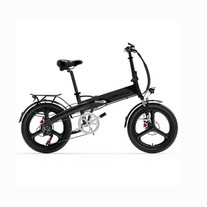 (EU Stock) Lankeleisi G660 Folding Mountain Ebike / Electric Bicycle, 48V 500W 12.8Ah Commuting Ebikes for Men and Women