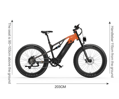 (UK Stock)Lankeleisi RV800 Plus High Quality 48V 20Ah SAMSUNG Battery 750W Motor Electric Mountain Bike