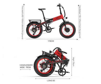 （EU Stock）Lankeleisi X2000 MAX 48V 20Ah 2000W Dual Motor Electric Mountain & City Bike